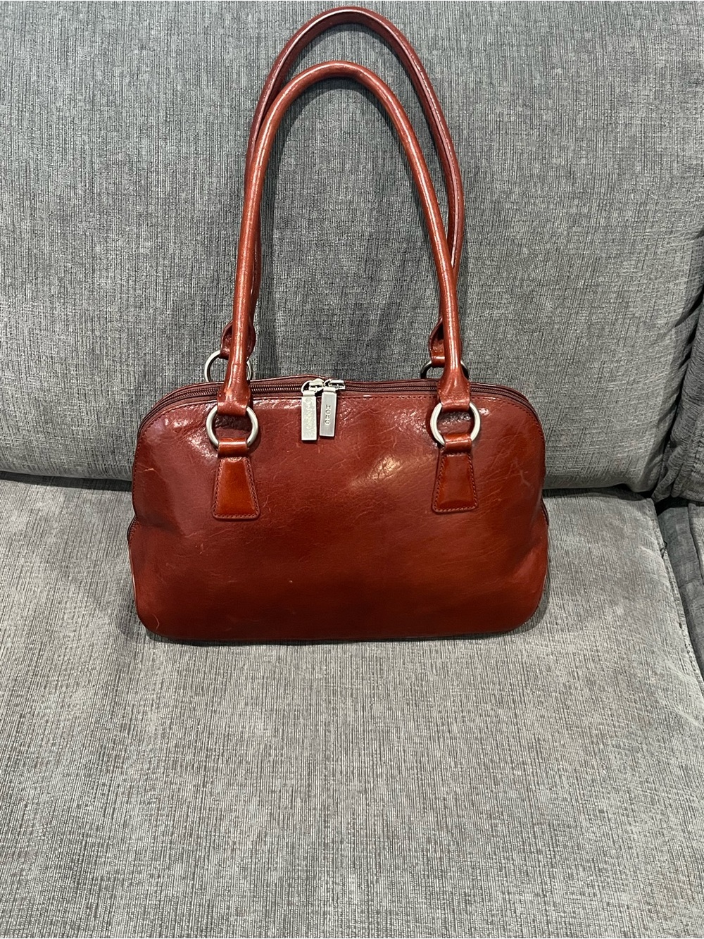 Hobo International Leather Dome Satchel Bag